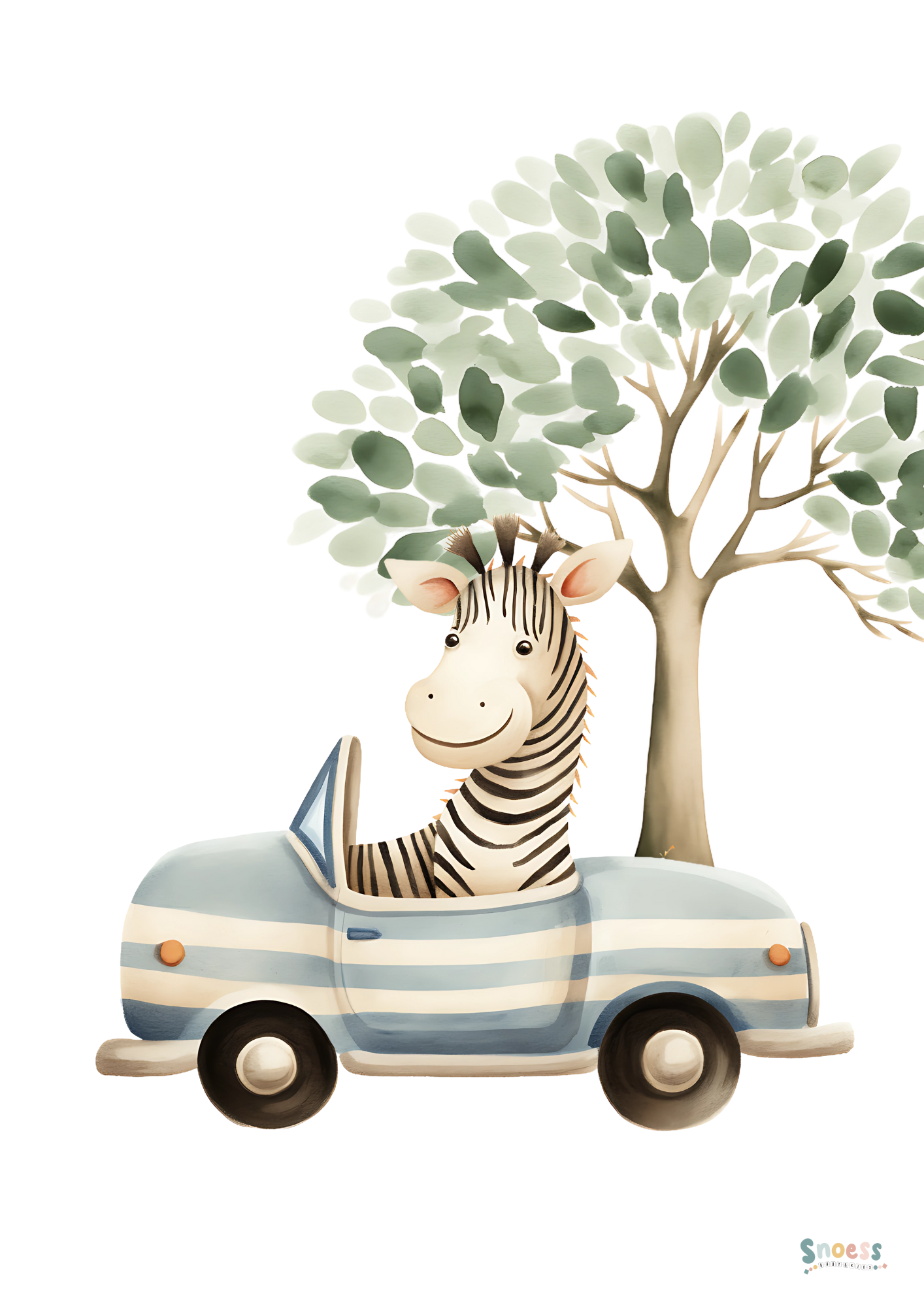 Poster - Safari zebra