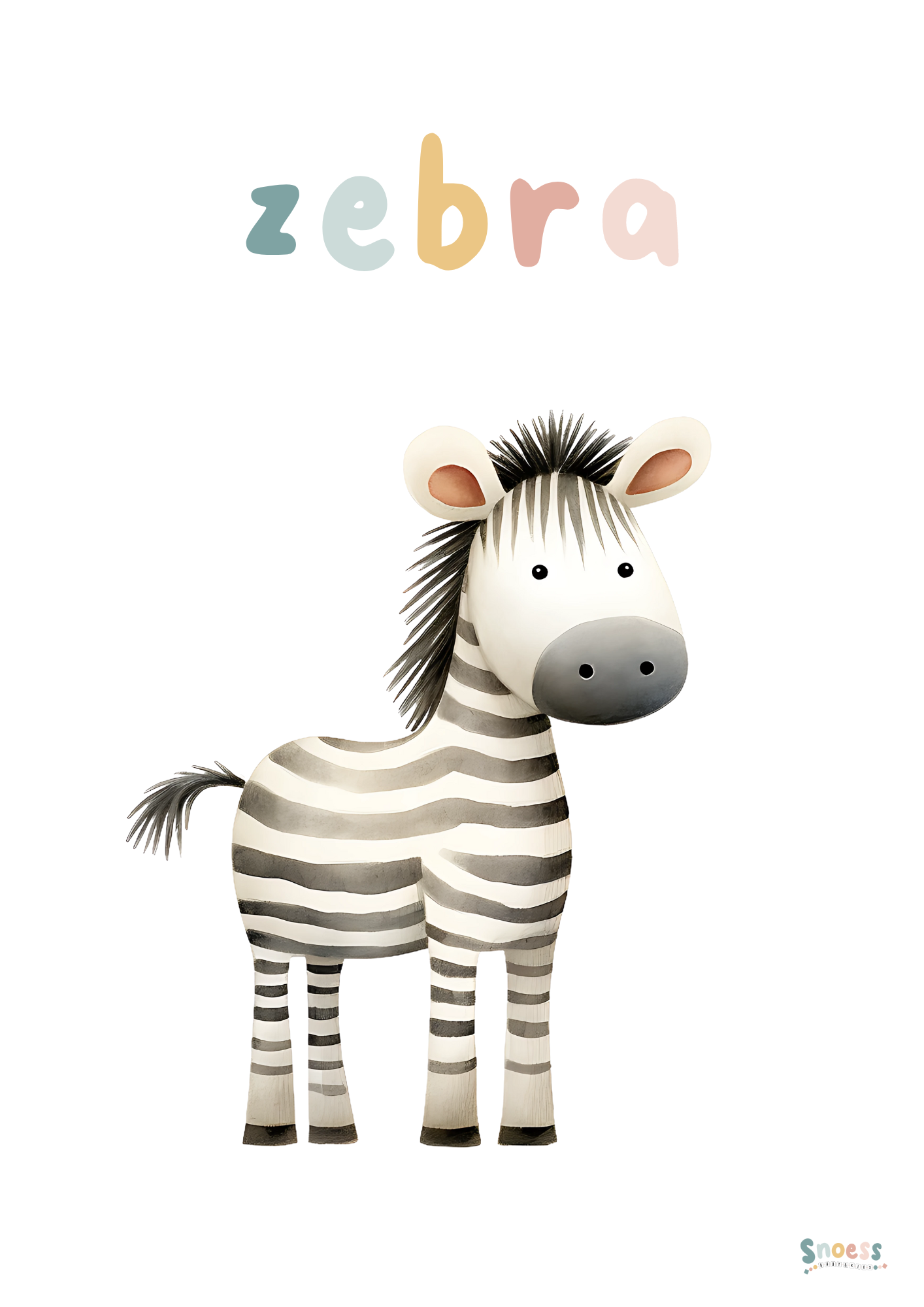 Poster - Zebra