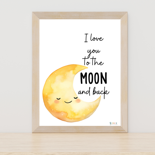 Poster - To the moon and back