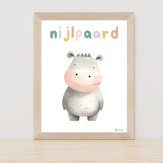 Poster - Nijlpaard