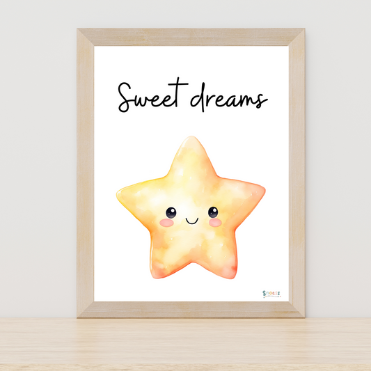 Poster - Sweet dreams, sterretje