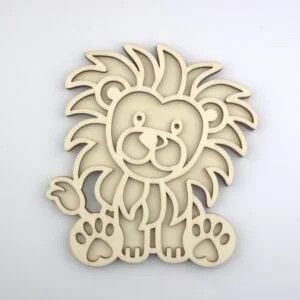 Houten dier 3D | Leeuw