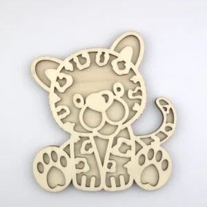Houten dier 3D | Luipaard